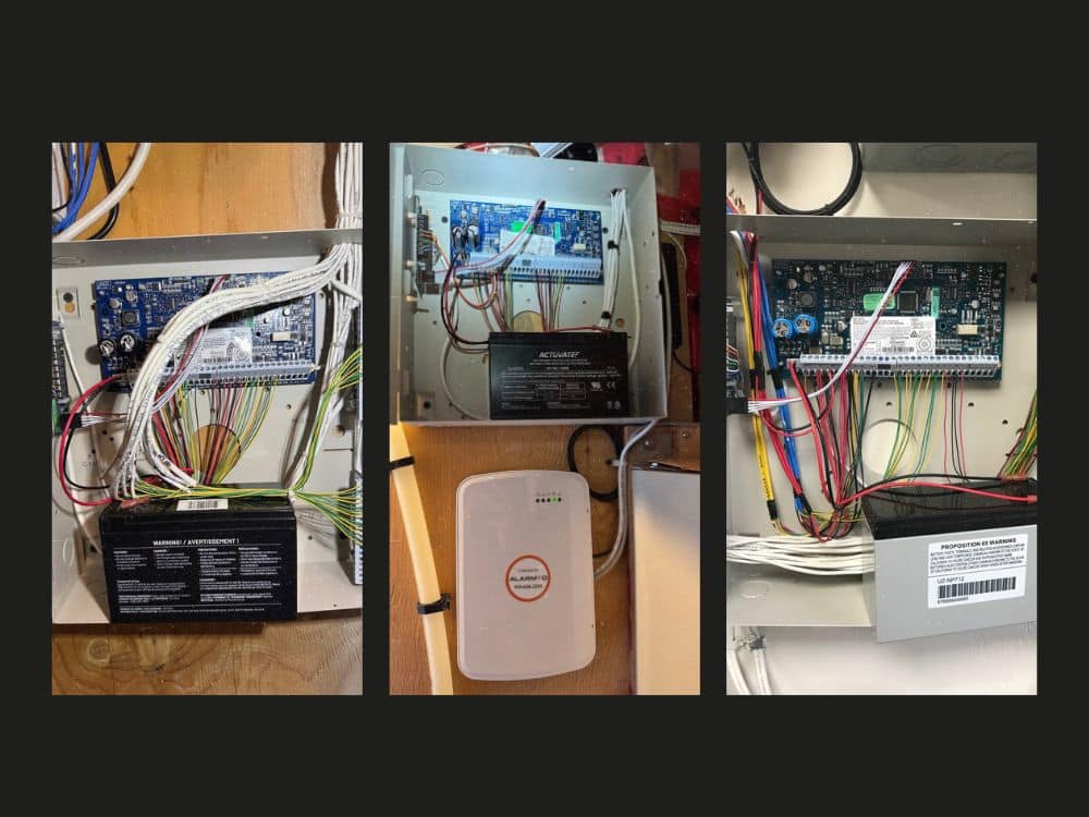 Security alarm hardware installation