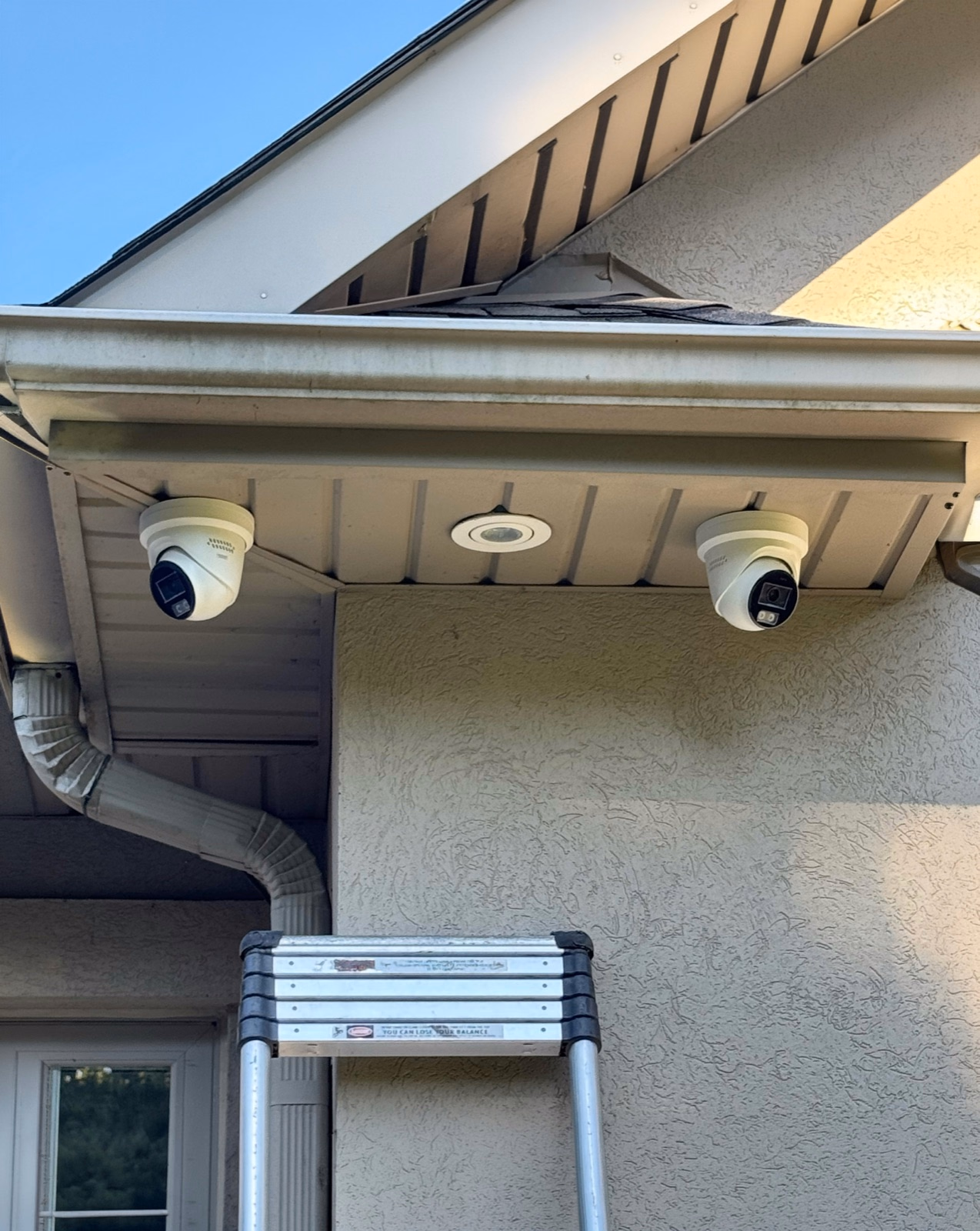 Security cameras installed at an Etobicoke home
