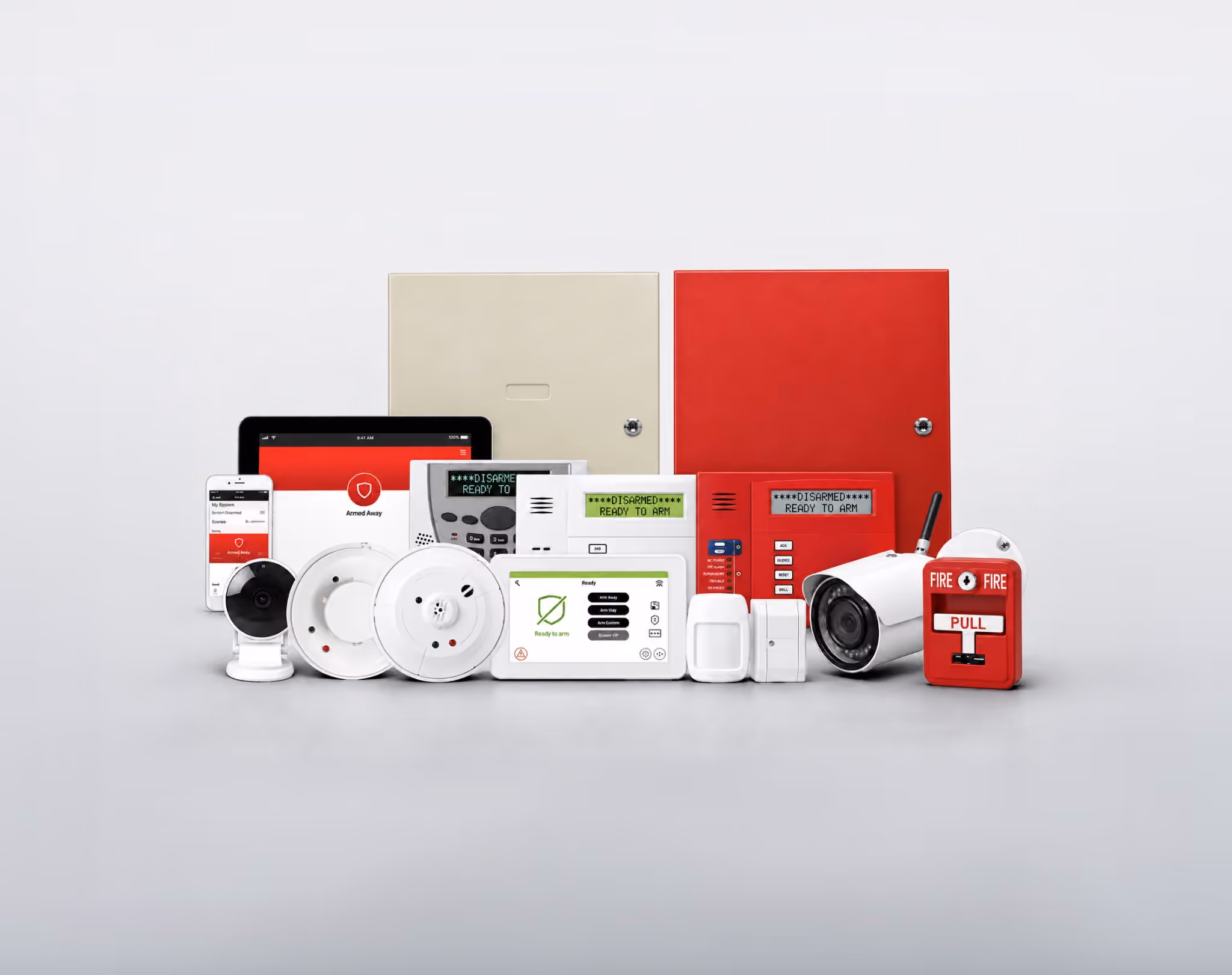 Commercial alarm system equipment
